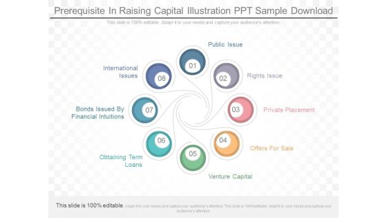 Prerequisite In Raising Capital Illustration Ppt Sample Download Prerequisite In Raising Capital Illustration Ppt Sample Download