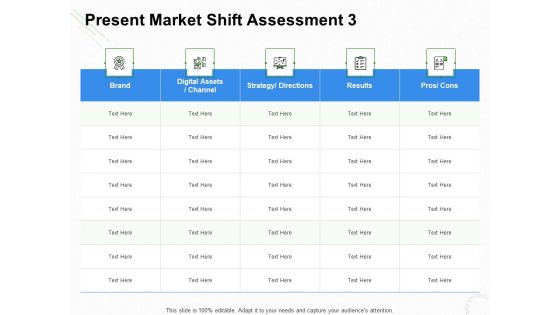 Present Market Shift Assessment Directions Ppt Portfolio Mockup PDF