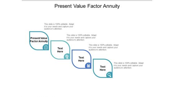 Present Value Factor Annuity Ppt PowerPoint Presentation Infographic Template Ideas Cpb Pdf