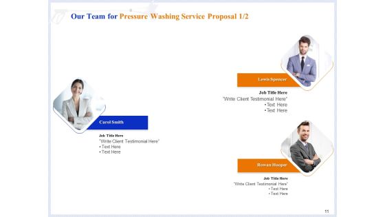 Pressure Cleaning Proposal And Service Agreement Ppt PowerPoint Presentation Complete Deck With Slides Slide11