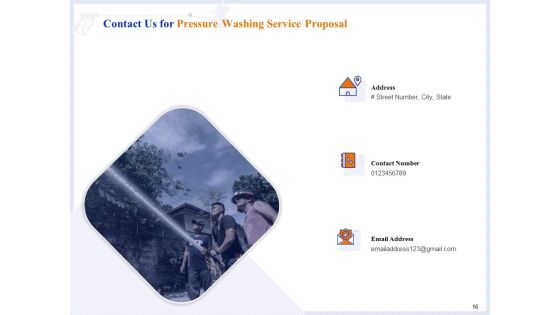 Pressure Cleaning Proposal And Service Agreement Ppt PowerPoint Presentation Complete Deck With Slides Slide16