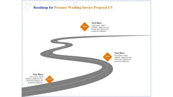 Pressure Cleaning Proposal And Service Agreement Roadmap For Pressure Washing Service Proposal Infographics PDF Pressure Cleaning Proposal And Service Agreement Roadmap For Pressure Washing Service Proposal Infographics PDF
