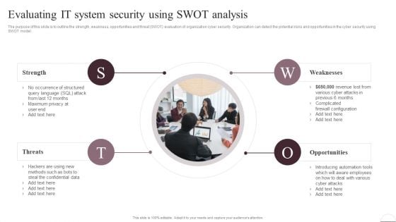 Prevention Of Information Evaluating IT System Security Using Swot Analysis Download PDF