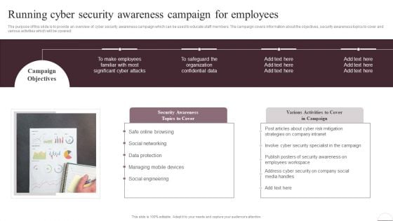 Prevention Of Information Running Cyber Security Awareness Campaign For Employees Brochure PDF Prevention Of Information Running Cyber Security Awareness Campaign For Employees Brochure PDF