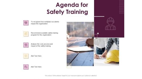 Preventive Measures Workplace Agenda For Safety Training Ppt Outline Graphic Images PDF Preventive Measures Workplace Agenda For Safety Training Ppt Outline Graphic Images PDF