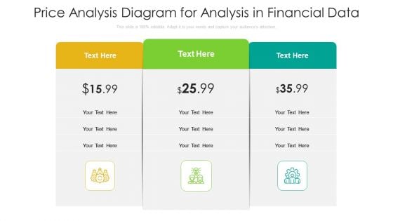 Price Analysis Diagram For Analysis In Financial Data Ppt Infographics Summary PDF