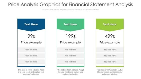 Price Analysis Graphics For Financial Statement Analysis Ppt Pictures Background Designs PDF