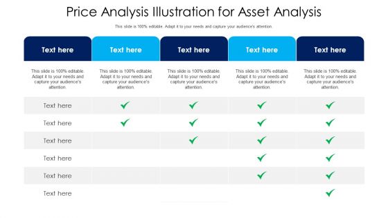 Price Analysis Illustration For Asset Analysis Ppt Slides Clipart Images PDF