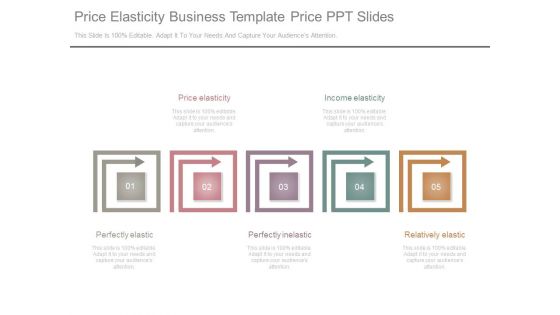 Price Elasticity Business Template Price Ppt Slides