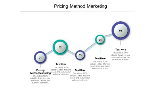 Pricing Method Marketing Ppt PowerPoint Presentation Styles Visuals Cpb