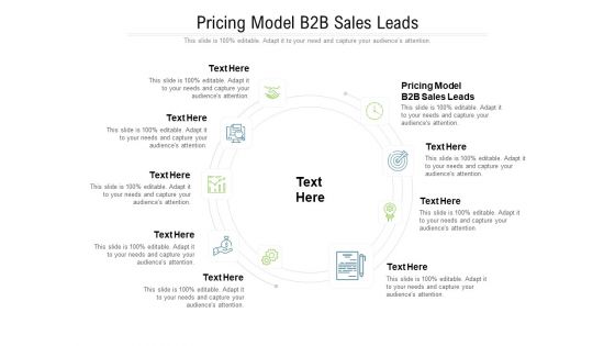 Pricing Model B2B Sales Leads Ppt PowerPoint Presentation Ideas Slideshow Cpb Pdf