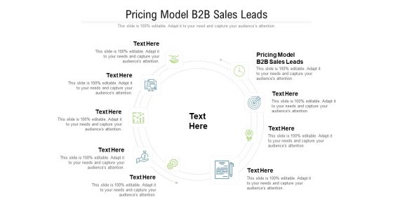 Pricing Model B2B Sales Leads Ppt PowerPoint Presentation Ideas Slideshow Cpb Pdf