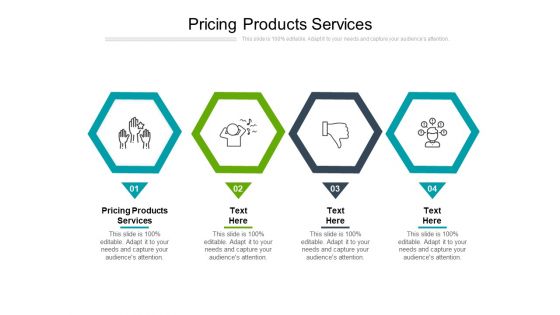 Pricing Products Services Ppt PowerPoint Presentation Pictures Clipart Cpb