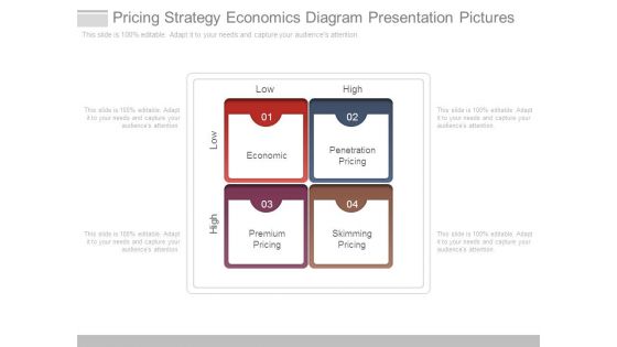 Pricing Strategy Economics Diagram Presentation Pictures