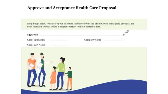 Primary Healthcare Implementation Service Approve And Acceptance Health Care Proposal Microsoft PDF