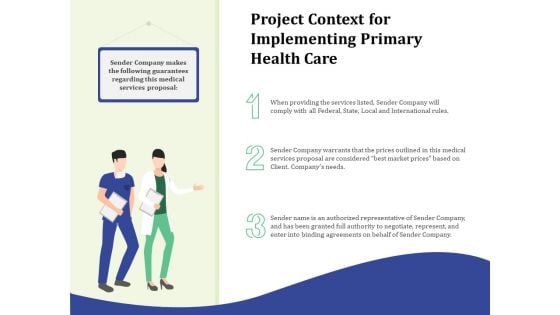 Primary Healthcare Implementation Service Project Context For Implementing Primary Health Care Graphics PDF