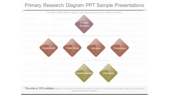 Primary Research Diagram Ppt Sample Presentations