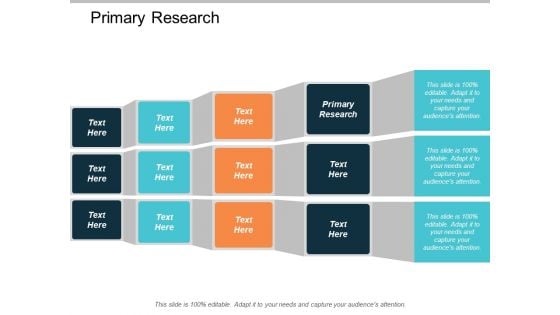 Primary Research Ppt PowerPoint Presentation Show Icon Cpb