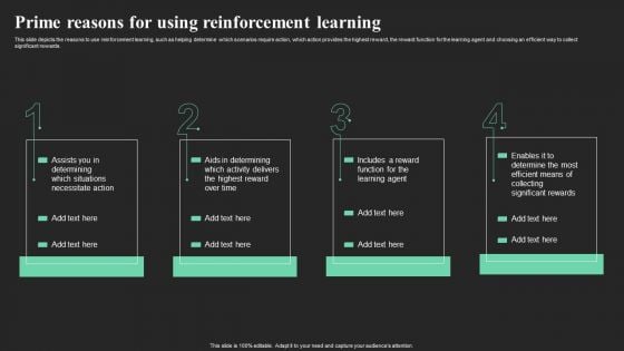Prime Reasons For Using Reinforcement Learning Ppt Slides Example PDF Prime Reasons For Using Reinforcement Learning Ppt Slides Example PDF