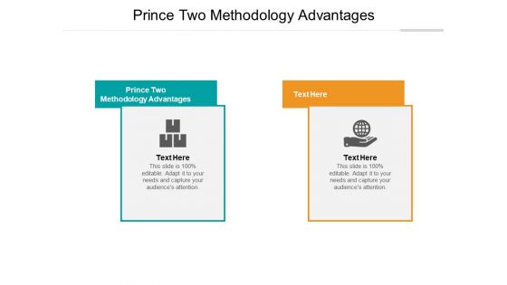 Prince Two Methodology Advantages Ppt PowerPoint Presentation Icon Example Cpb