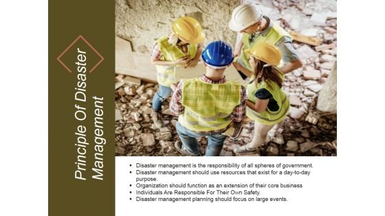 Principle Of Disaster Management Ppt PowerPoint Presentation Slides Principle Of Disaster Management Ppt PowerPoint Presentation Slides