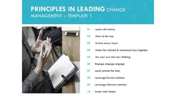 Principles In Leading Change Management Culture Ppt PowerPoint Presentation Layouts Mockup