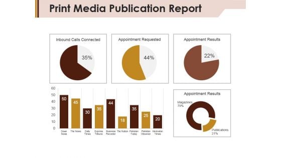 Print Media Publication Report Ppt PowerPoint Presentation Infographic Template Deck