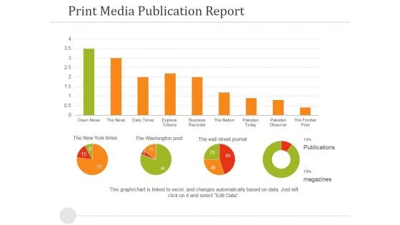 Print Media Publication Report Ppt PowerPoint Presentation Slides Files