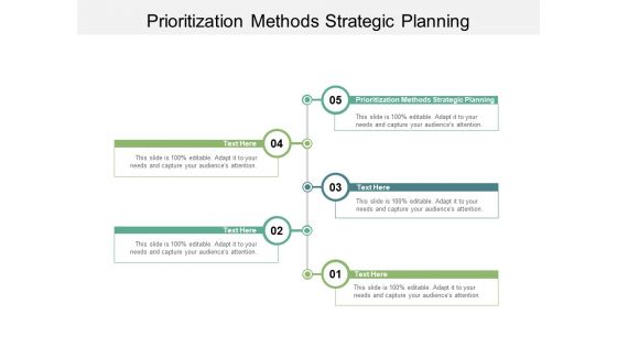 Prioritization Methods Strategic Planning Ppt PowerPoint Presentation Ideas Layouts Cpb