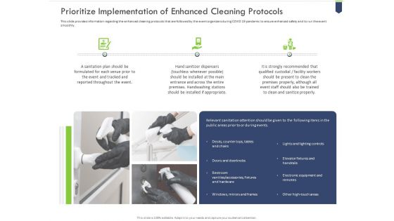 Prioritize Implementation Of Enhanced Cleaning Protocols Background PDF