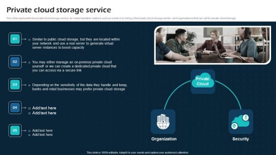 Private Cloud Storage Service Virtual Cloud Network IT Ppt Inspiration Format Ideas PDF