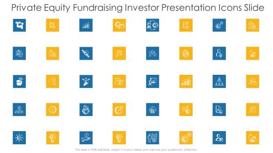 Private Equity Fundraising Investor Presentation Icons Slide Ppt Portfolio Styles PDF