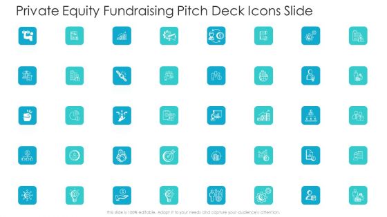 Private Equity Fundraising Pitch Deck Icons Slide Ppt Layouts Structure PDF