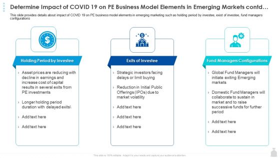 Private Funding In The Age Of COVID 19 Determine Impact Of COVID 19 On PE Business Model Elements In Emerging Markets Contd Download PDF