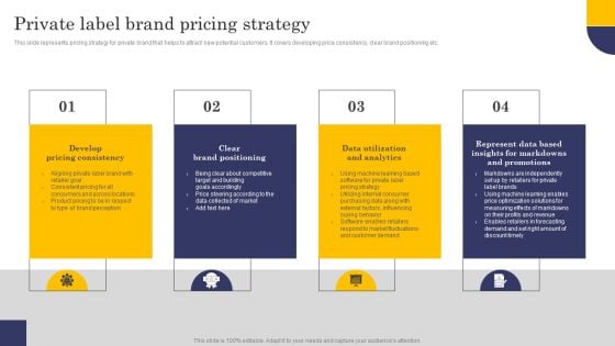 Private Label Brand Pricing Strategy Portrait PDF