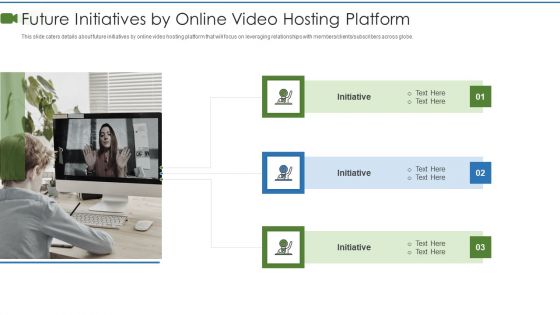 Private Video Streaming Platform Capital Fundraising Pitch Deck Future Initiatives By Online Clipart PDF