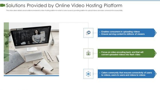 Private Video Streaming Platform Capital Fundraising Pitch Deck Solutions Provided By Online Themes PDF