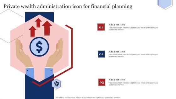 Private Wealth Administration Icon For Financial Planning Topics PDF