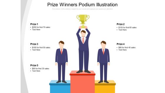 Prize Winners Podium Illustration Ppt PowerPoint Presentation File Infographic Template PDF