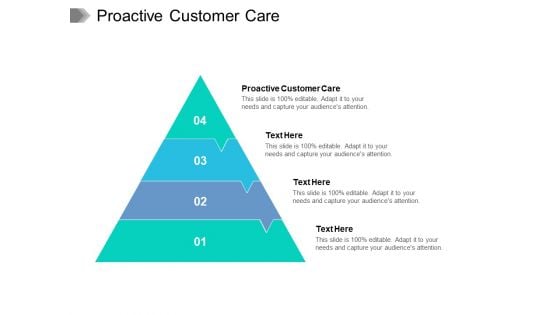 Proactive Customer Care Ppt PowerPoint Presentation Topics Cpb Pdf