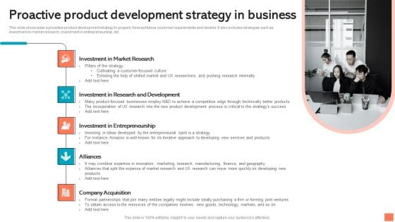 Proactive Product Development Strategy In Business Rules PDF