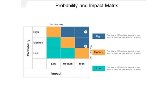 Probability And Impact Matrix Ppt PowerPoint Presentation Show Infographics