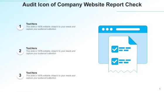 Probe Icon Business Audit Ppt PowerPoint Presentation Complete Deck With Slides