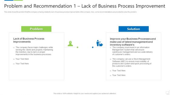 Problem And Recommendation 1 Lack Of Business Process Improvement Microsoft PDF