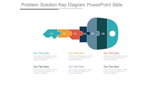 Problem Solution Key Diagram Powerpoint Slide