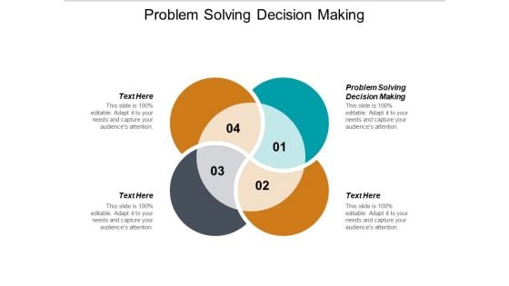 Problem Solving Decision Making Ppt PowerPoint Presentation Summary Maker Cpb