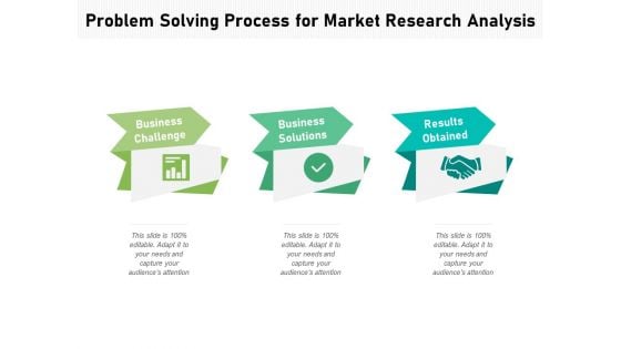 Problem Solving Process For Market Research Analysis Ppt PowerPoint Presentation File Background Images PDF