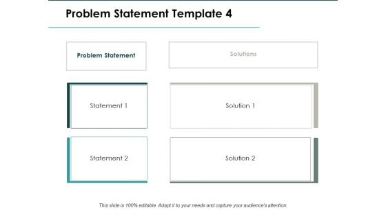 Problem Statement Solution Ppt PowerPoint Presentation Inspiration Templates