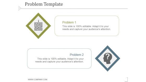 Problem Template 1 Ppt PowerPoint Presentation Template