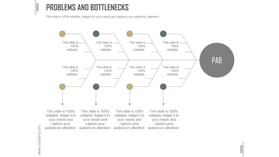 Problems And Bottlenecks Slide Ppt PowerPoint Presentation Graphics